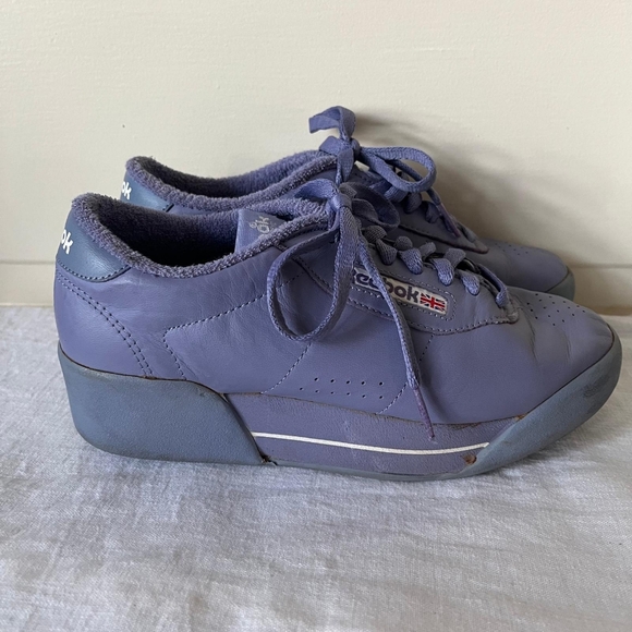 Princess Reebok Periwinkle 6.5 Women's Vintage 1980s - Picture 6 of 7